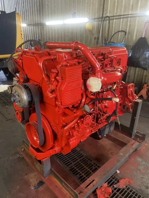 Red Heavy Duty Engine